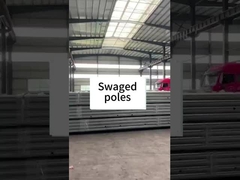 สแตนเลสสวิงทูบูเลอร์โพล 16M Hot Dip สําหรับพลังงานไฟฟ้า