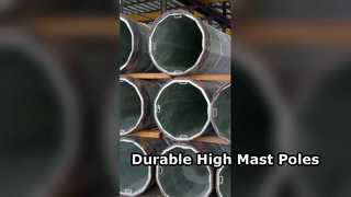 เสาไฟเสาสูงเสาไฟสนามกีฬาคู่มือเสาเหล็ก