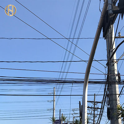 เสาเหล็กไฟฟ้าโทรคมนาคม SS400 ปรับแต่งได้