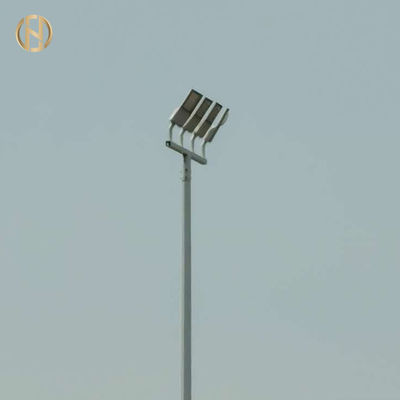 สีสเปรย์เสาสูงเสาสีขาว 85FT 90FT 95FT ISO 9001 ได้รับการรับรอง