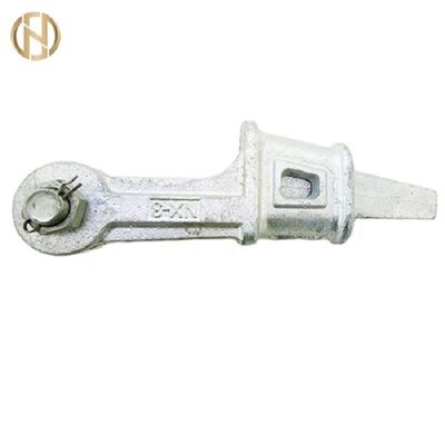 Wedge Type Guy Wire Clamp สำหรับการติดตั้งเส้นลวดเหล็กชุบสังกะสี