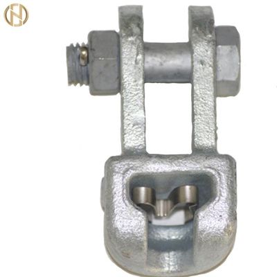 ซ็อกเก็ตเหล็กชุบสังกะสีแบบจุ่มร้อน Clevis Eye สะดวกในการเป็นฉนวน