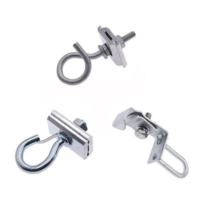 อุปกรณ์ไฟฟ้ากำลัง Suspension Span Clamp Splint Hook ขายึดสายออปติคัล