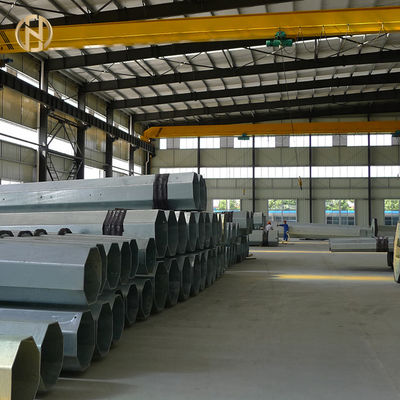 ซื้อ เสาสูงสนามบินพร้อมระบบไฟ LED น้ำท่วม 35M 40M รูปทรงแปดเหลี่ยม online manufacture