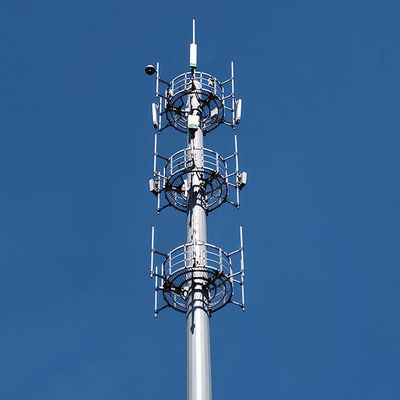 ซื้อ ต้นโทรคมนาคม การคํานวณการบิดรูปทรงหลายเหลี่ยม และการวิเคราะห์โครงสร้างเสาเหล็กรายงานสําหรับวัสดุ Q235 online manufacture