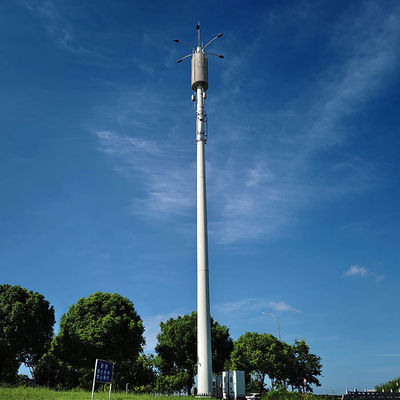ซื้อ Customizable Height and Wind Design for Telecommunication Post with Steel Pole Structure Analysis Report online manufacture