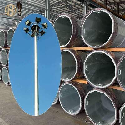 ซื้อ การส่องแสงม้าสูง 25m 30m 35m ความสูงเหล็ก ต้นไฟกระปุกแปดเหลี่ยม พร้อมเครื่องปรับลด online manufacture