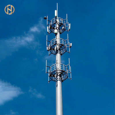 ซื้อ AWS D1.1 & ISO 1461 ทาวเวอร์การสื่อสารโมโนโปลีที่ได้รับการรับรองสําหรับพื้นฐานโทรคมนาคมโลก online manufacture