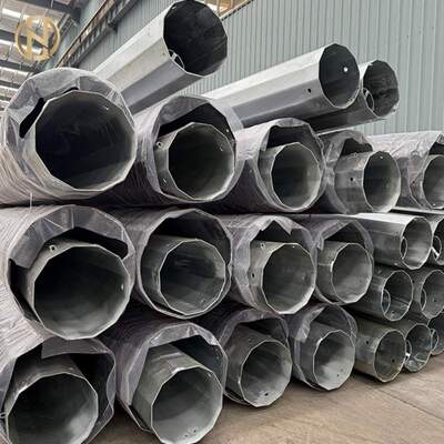 ซื้อ 10m-12m 11KV-33KV Hot Dip Galvanized Steel Electrical Pole โซลูชั่นการกระจายพลังงานที่น่าเชื่อถือได้ในเอเชียตะวันออกเฉียงใต้ online manufacture