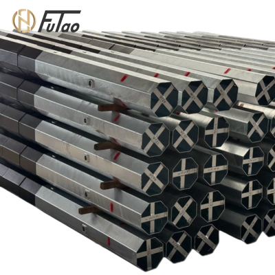 ซื้อ 9m 11kV Hot Dip Galvanized Steel Electrical Pole Q235B / Q355B ต้นไฟฟ้าสี่เหลี่ยมสําหรับการกระจายไฟฟ้าในเมืองและชนบท online manufacture