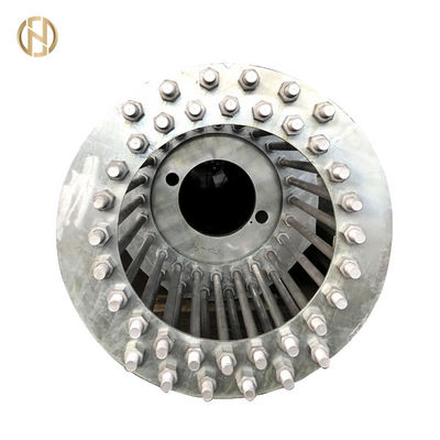 ซื้อ เสาไฟโลหะสีเทาสำหรับ 230KV Transmission Monopole Tower 110FT ASTM A 123 online manufacture