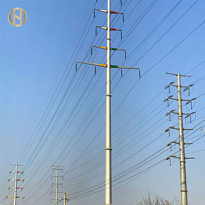 ซื้อ 132kV ไฟฟ้าสายส่งระงับความตึงเครียดประเภทชุบสังกะสีเคลือบผง online manufacture