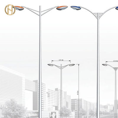 ซื้อ เสาไฟถนนพลังงานแสงอาทิตย์สังกะสี / เสาไฟเหล็ก / เสาไฟพร้อมแขนเดี่ยวหรือคู่ online manufacture