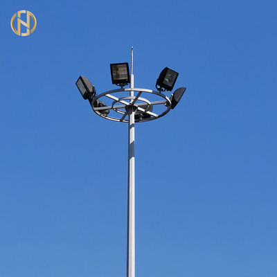 ซื้อ สังกะสีและสเปรย์สีเสาสูงเสา 35M 40M 4 ส่วนสำหรับสถานีขนส่ง online manufacture
