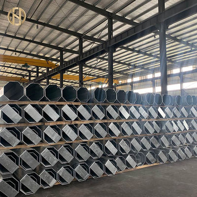 ซื้อ 12M ท่อเหล็กชุบสังกะสีโพสต์ Class 7 1340daN ปัจจัยด้านความปลอดภัย 2.0 online manufacture