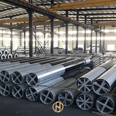 ซื้อ เสายูทิลิตี้โลหะชนิดฝัง GR50 รูปทรงแปดเหลี่ยม 15KV 33KV 14m online manufacture