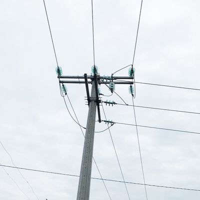 ซื้อ 12KV 35KV อุปกรณ์เสริมเสาเหล็กชุบสังกะสี 8000D Cross Arm สำหรับโครงการไฟฟ้า online manufacture