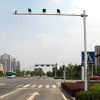 โคมไฟกล้องรักษาความปลอดภัยเหล็กโพสต์ 85um ชุบสังกะสีอายุการใช้งานนาน