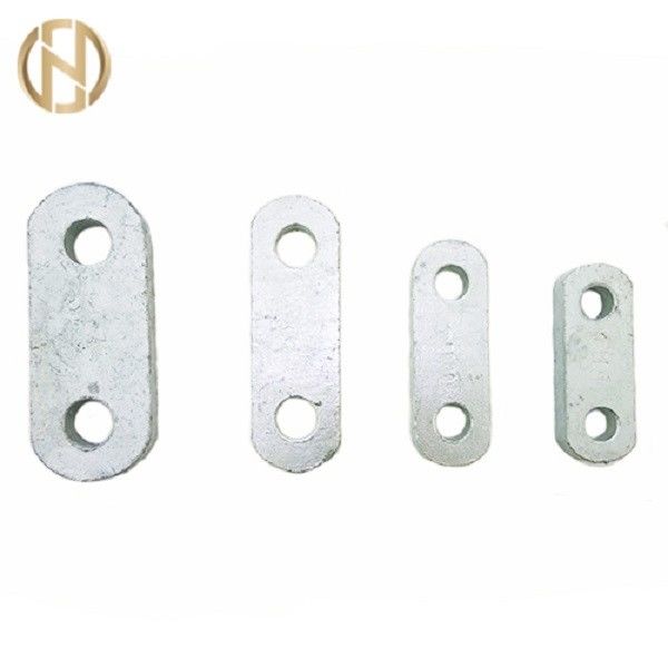 จุ่มเหล็กชุบสังกะสีโครงสร้างแบบขนาน PD Type Clevis / Link อุปกรณ์เสริมเสาแผ่น