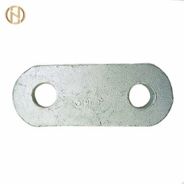 จุ่มเหล็กชุบสังกะสีโครงสร้างแบบขนาน PD Type Clevis / Link อุปกรณ์เสริมเสาแผ่น