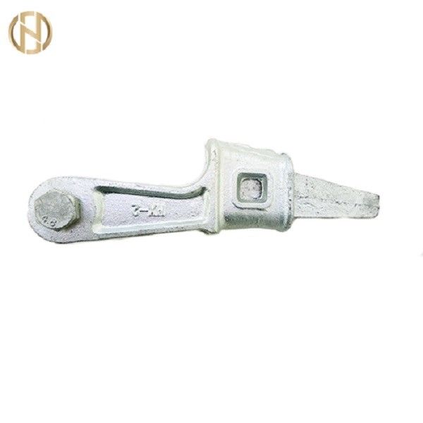 Wedge Type Guy Wire Clamp สำหรับการติดตั้งเส้นลวดเหล็กชุบสังกะสี