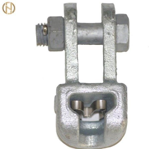 ซ็อกเก็ตเหล็กชุบสังกะสีแบบจุ่มร้อน Clevis Eye สะดวกในการเป็นฉนวน