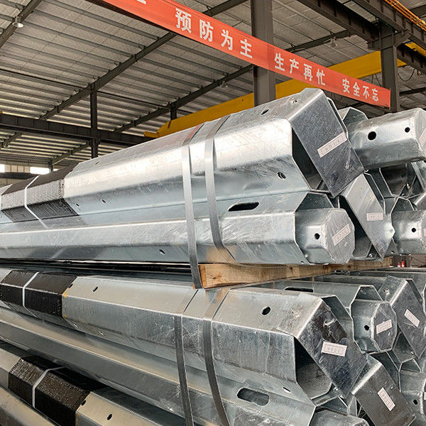 เสาส่งกำลังเหล็กชุบกัลวาไนซ์ Q460C 8 มม. ASTM 123