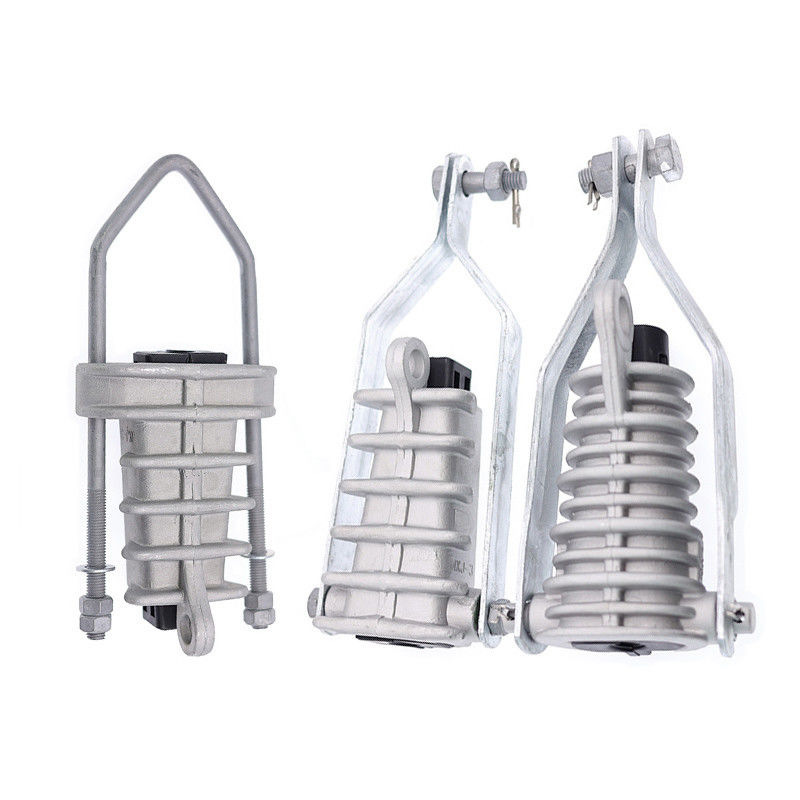 Wedge Strain Clamps สำหรับฉนวนสายเคเบิล Overhead Line Tension Anchoring