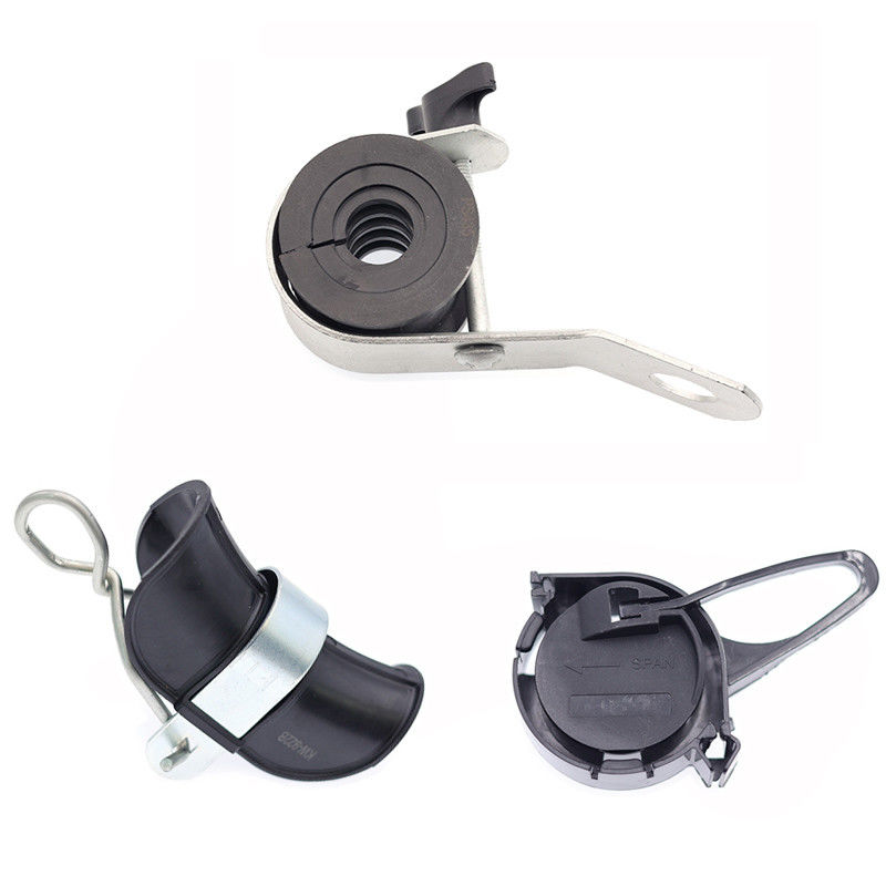 ABC Cable Suspension Clamp LV Dead End Anchor Ftth ความตึงเครียดพลาสติก