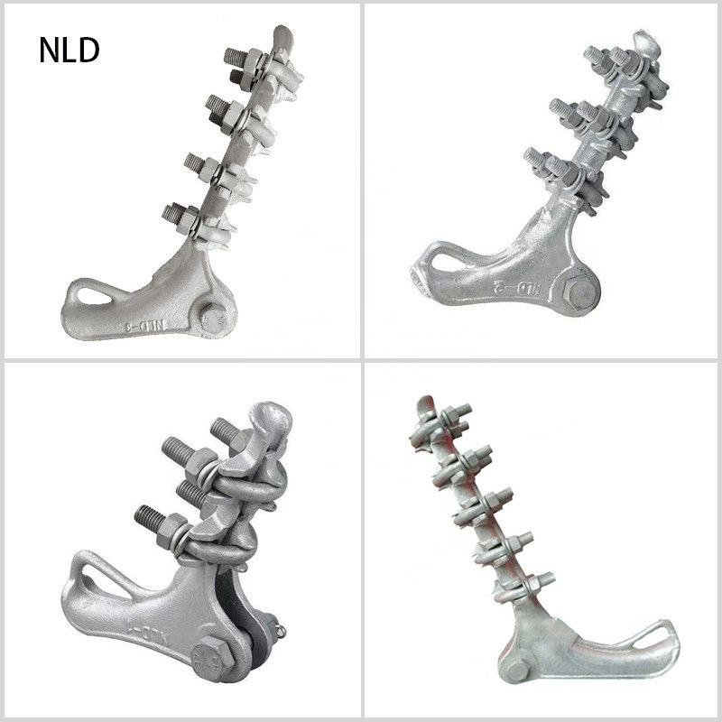 โลหะผสมอลูมิเนียม Strain Clamp NLL Series ฝาปิดฉนวน Bolt Type