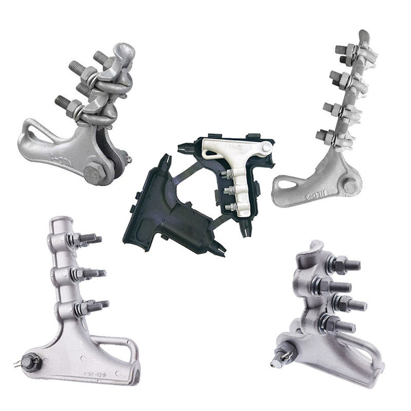 โลหะผสมอลูมิเนียม Strain Clamp NLL Series ฝาปิดฉนวน Bolt Type