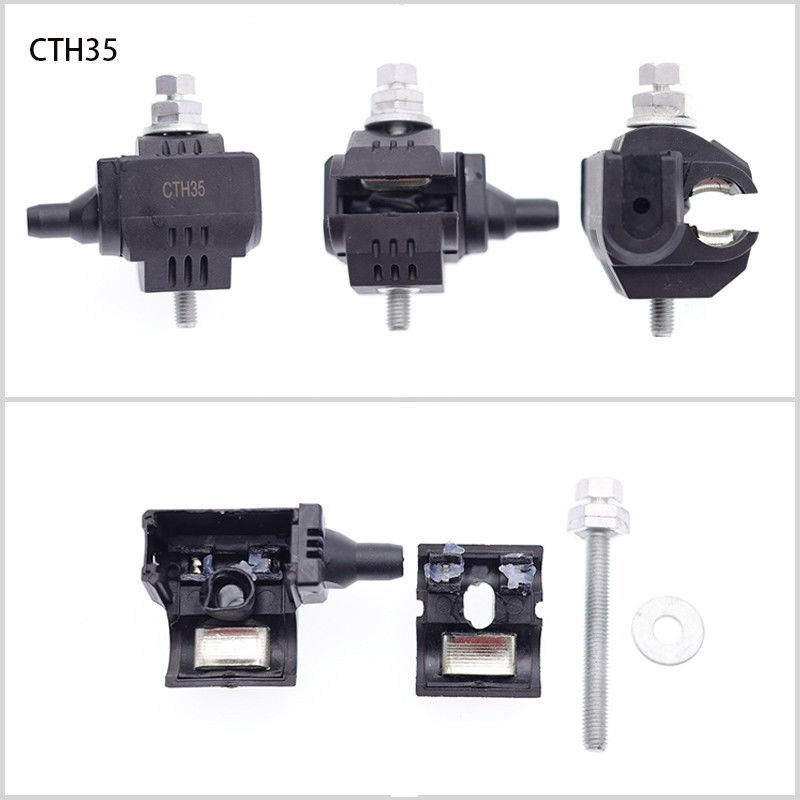ตัวหนีบสายเคเบิลฉนวนเจาะขั้วต่อ Bolts ไฟฟ้าแรงต่ำ