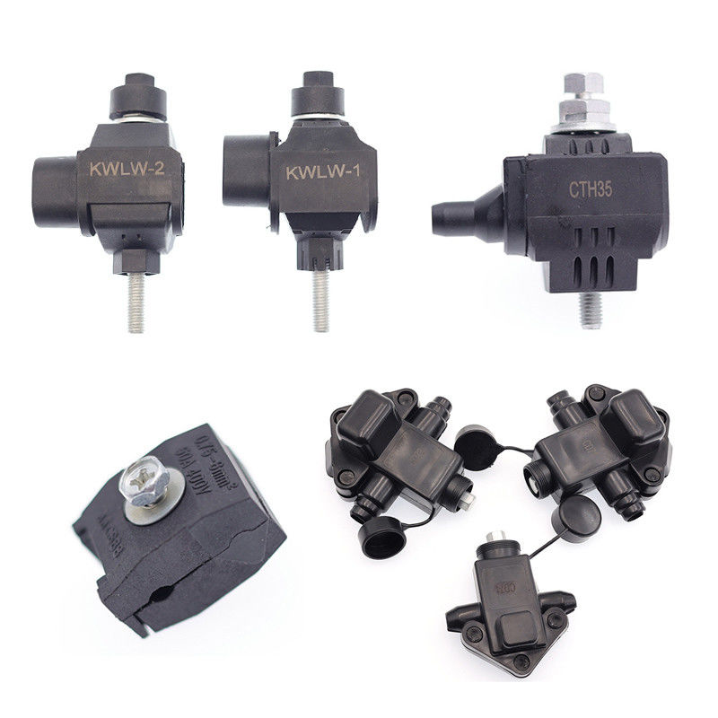 ตัวหนีบสายเคเบิลฉนวนเจาะขั้วต่อ Bolts ไฟฟ้าแรงต่ำ