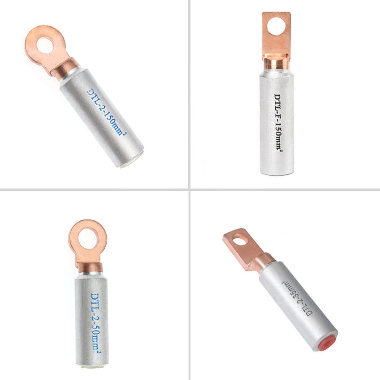 Forged Crimp Pin Type Terminal Lugs Ferrules สายเคเบิล Bimetal Copper