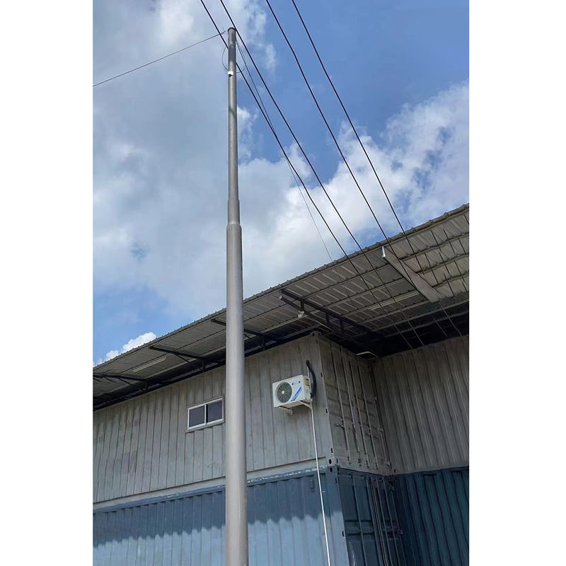 Swage Steel Tubular Pole 16M Hot Dip สำหรับพลังงานไฟฟ้า