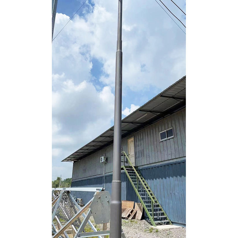 Swage Steel Tubular Pole 16M Hot Dip สำหรับพลังงานไฟฟ้า