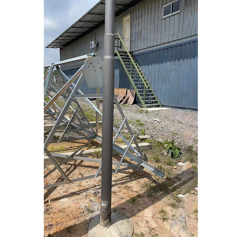 Swage Steel Tubular Pole 16M Hot Dip สำหรับพลังงานไฟฟ้า