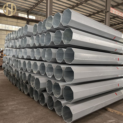 เสาไฟฟ้าทรงแปดเหลี่ยมสำหรับสายแรงดันต่ำและปานกลาง เสาโลหะ อุปกรณ์ไฟฟ้า